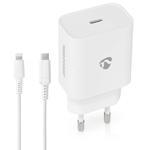 Schnell Ladegerät mit USB- C auf Lightning Ladekabel, 1m, Quick Charge Set, U...