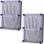 2er-Set 3D Nagelbilder - Faszinierende Reliefs & positive Abdrücke Ihrer Händ...