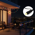 Wetterfeste RGB SmartLife LED-Lichterkette: 48 LEDs, 10,8 m, multicolor, App-...