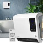 Leistungsstarker Wandheizlüfter in Weiss mit 2000 Watt & Fernbedienung – idea...