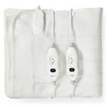 Hochwertiges Wärmeunterbett für 2 (160x140cm): Elektrische Heizdecke mit 2 Fe...