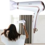 Haarföhn (1600-2000W) elegantes weiss - Cool-Shot Funktion, 3 Heiz- & 2 Geblä...