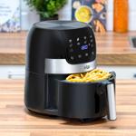 Heissluftfritteuse mit digitalem Touchscreen – 3,5L Air Fryer, 1400W, fettarm...