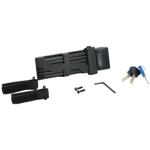 Faltschloss 850mm mit 3 Schlüsseln - sicherer Diebstahlschutz für Velo, Vespa...