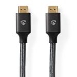 Ultra High Speed 8K HDMI Kabel mit Ethernet, 1m, 48Gbps – Vergoldete Kontakte...