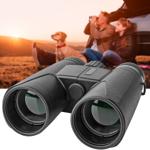 Kompaktes 10x42 Fernglas mit Dachkantprisma & Tasche – 96m Sichtfeld, schwarz...