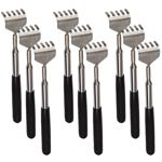 9er-Set Teleskop-Rückenkratzer (16-53cm): Verstellbare Kratzhilfe mit gummier...