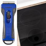 Ceranfeldschaber mit Soft-Touch-Griff – praktischer Kochfeldschaber – entfern...