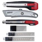 Umfangreiches 33-teiliges Abbrechmesser-Set: Cutter-Universalmesser für Handw...