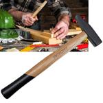 Robuster Schlosserhammer 300g mit hochwertigem Hickory-Stiel, ergonomisch & l...