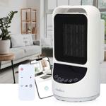 Smarter Wi-Fi Keramik Heizlüfter, 1500W, Oszillation, 2 Wärmestufen, weiss/sc...