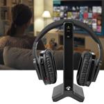 Kabelloser Funk Stereo Fernsehkopfhörer, 25 m Reichweite, TV-Headphones mit L...