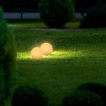 2er-Set Solar-LED-Leuchtkugel, Ø 20cm, RGBW mit Fernbedienung, 60 Lu, IP67. F...