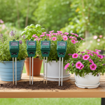 4er-Set Präzises 3in1 Pflanzenerde Messgerät, Bodentester für Feuchtigkeit, p...