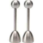 2er-Set Eierköpfer aus Edelstahl, praktischer Eieröffner für harte und weiche...