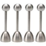 4er-Set Eierköpfer aus Edelstahl, praktischer Eieröffner für harte und weiche...