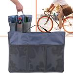 Fahrrad Kühltasche 40x60 cm - für 6 Flaschen/Dosen kühl halten - inkl. Kühlpa...