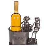 Metall-Flaschenhalter Bar - dekoratives Geschenk & Weinflaschen-Ständer für K...