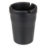 Rauchfreier Aschenbecher schwarz – 10 x 8 cm – geruchsreduzierend & stilvoll ...