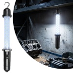 LED Arbeitsleuchte mit Haken - Batteriebetrieben - 30 LEDs, 130 Lumen, 12000K...
