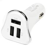 Kfz-USB-Ladegerät - 3 USB-Ports (2x 1.0A, 1x 2.1A) - Lädt Handys, Tablets, Di...