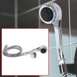 Duschkopf Chrom Set - Brauseschlauch & Wandhalterung für entspannte Duschen -...