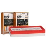 Tafelkreide 2er-Set - Weiss & Bunt mit Wischer - Ideal für Schultafeln & Zuha...