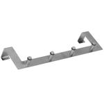Türgarderobe mit 4 Haken - einfache Befestigung über Türen bis 40 mm - schaff...