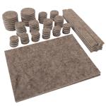 Filzgleiter 80-tlg. Vorratspack - Anti-Kratz-Filz für Stuhlbeine & Möbel - Bo...