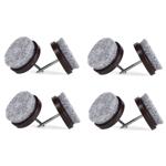 Filzgleiter mit Nagel Ø 25mm - Anti-Kratz & Schalldämpfung für Stuhlbeine & M...