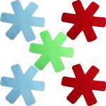 Pfannenschutz-Set Filz 5er Set Ø 18 cm - Schützt effektiv vor Kratzern - Hoch...