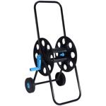 Robuster Gartenschlauch-Wagen: 40m, Schlauchtrommel, schwarz/blau - Stabile K...