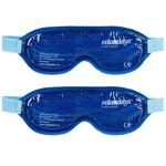 2er Set Augenmaske - Kühlend & wärmend - Gelperlen, Entspannung pur, gegen Ko...