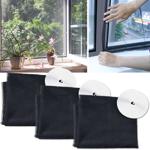 3er-Set Fliegennetz für Fenster bis 130 x 150 cm, Fliegengitter individuell z...
