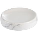 Seifenschale Keramik mit Marmor-Look - Stilvoller Seifenhalter für Badezimmer...