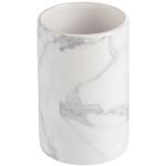 Keramikbecher Marmor-Look - Stilvolles Design für Badezimmer & Wohnung - Zahn...
