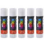 Klebestift 5er-Pack - Schonend für Papiermaterialien - Gute Soforthaftung & s...