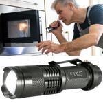 Mini-Taschenlampe mit superheller T6 LED, 300 Lumen, 3 Lichtmodi, robustes Al...