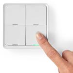Programmierbarer SmartLife Wandschalter, 4 Tasten, weiss – für die einfache S...