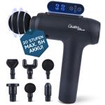 Professionelle Massage-Pistole, Massage Gun, 6 Köpfe, 20 Intensitätsstufen, A...