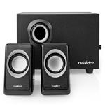 Lautsprecher mit Subwoofer - 2.1-Stereo-Sound für PC, Laptop & Smartphone - 3...