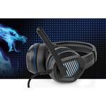 Komfortables Gaming-Headset mit flexiblem Mikrofon, USB-A, LED-Lichteffekten ...
