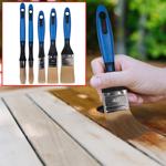 Pinsel-Set 5-tlg. - Borstenpinsel für Streich- & Lackierarbeiten, 5 Grössen -...