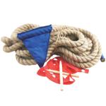 Tauziehen Seil mit Zubehör, 10 m