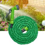 Flexibler Gartenschlauch dehnbar 5-10m – inkl. Handbrause & Kupplung – platzs...