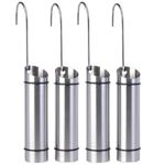 4er-Set Heizkörper Wasserverdunster aus Edelstahl - Optimiert Raumklima, gege...