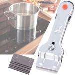 Ceranfeldschaber - Mühelose Reinigung für Kochfelder & Glasflächen - Herdkrat...