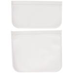 Lebensmittelbeutel wiederverwendbar 2er-Set - Ideal für Obst Gemüse Nüsse Käs...