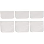 Lebensmittelbeutel Wiederverwendbar - 6er-Set für Kühlschrank, Küche & Unterw...