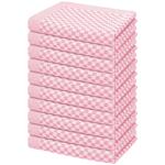 10er-Set Grubentücher rosa - 100% Baumwolle Zwirn-Qualität 50x70 cm - Besonde...